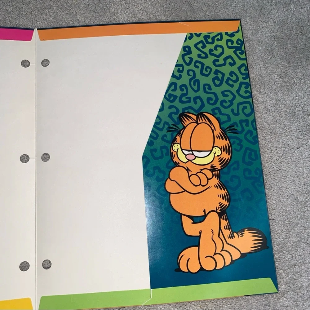 Vintage GARFIELD Mead Portfolio Folder MY MOOD MY BUSINESS‎